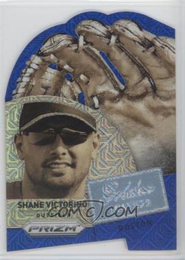 2014 Panini Prizm - Golden Leather Die Cut - Blue Mojo Prizm #8 - Shane Victorino /75