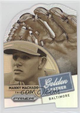 2014 Panini Prizm - Golden Leather Die Cut - Silver Prizm #13 - Manny Machado