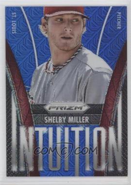 2014 Panini Prizm - Intuition - Blue Mojo Prizm #19 - Shelby Miller /75