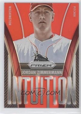 2014 Panini Prizm - Intuition - Red Prizm #20 - Jordan Zimmermann /25