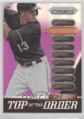 2014 Panini Prizm - Top of the Order - Purple Prizm #20 - Manny Machado /99