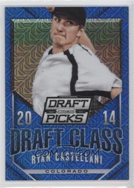 2014 Panini Prizm Perennial Draft Picks - Draft Class - Blue Mojo Prizm #46 - Ryan Castellani /75