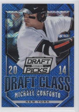 2014 Panini Prizm Perennial Draft Picks - Draft Class - Blue Mojo Prizm #9 - Michael Conforto /75