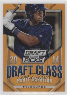 2014 Panini Prizm Perennial Draft Picks - Draft Class - Orange Prizm #48 - Monte Harrison /60