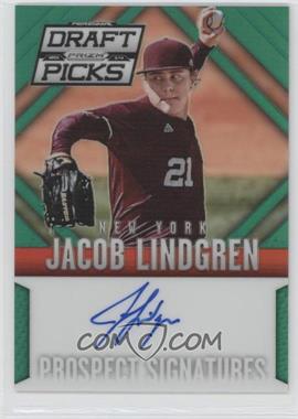 2014 Panini Prizm Perennial Draft Picks - Prospect Signatures - Green Prizm #55 - Jacob Lindgren /35