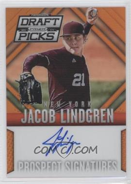 2014 Panini Prizm Perennial Draft Picks - Prospect Signatures - Orange Prizm #55 - Jacob Lindgren /60