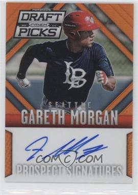 2014 Panini Prizm Perennial Draft Picks - Prospect Signatures - Orange Prizm #74 - Gareth Morgan /60