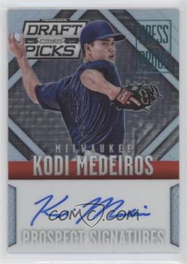 2014 Panini Prizm Perennial Draft Picks - Prospect Signatures - Press Proof Prizm #12 - Kodi Medeiros /199