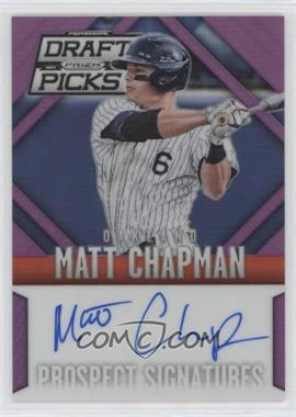 2014 Panini Prizm Perennial Draft Picks - Prospect Signatures - Purple Prizm #25 - Matt Chapman /149