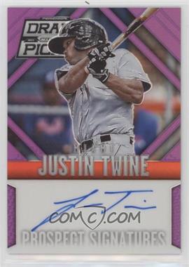 2014 Panini Prizm Perennial Draft Picks - Prospect Signatures - Purple Prizm #43 - Justin Twine /149