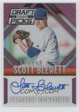 2014 Panini Prizm Perennial Draft Picks - Prospect Signatures - Purple Prizm #56 - Scott Blewett /149
