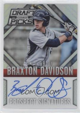 2014 Panini Prizm Perennial Draft Picks - Prospect Signatures - Silver Prizm #32 - Braxton Davidson