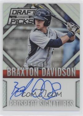 2014 Panini Prizm Perennial Draft Picks - Prospect Signatures - Silver Prizm #32 - Braxton Davidson