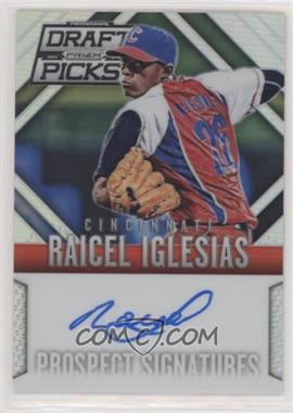 2014 Panini Prizm Perennial Draft Picks - Prospect Signatures - Silver Prizm #80 - Raisel Iglesias