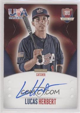 2014 Panini USA Baseball Box Set - 18U National Team Signatures #LH - 18U National Team - Lucas Herbert /499