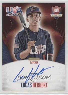 2014 Panini USA Baseball Box Set - 18U National Team Signatures #LH - 18U National Team - Lucas Herbert /499