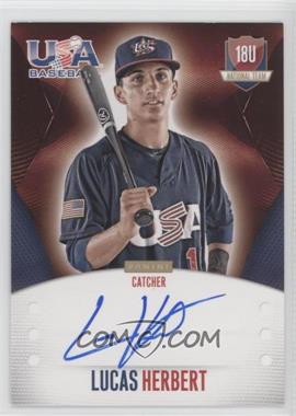 2014 Panini USA Baseball Box Set - 18U National Team Signatures #LH - 18U National Team - Lucas Herbert /499