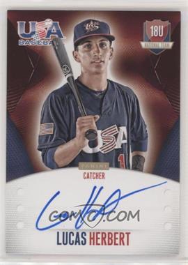 2014 Panini USA Baseball Box Set - 18U National Team Signatures #LH - 18U National Team - Lucas Herbert /499