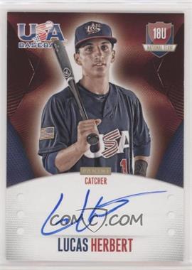 2014 Panini USA Baseball Box Set - 18U National Team Signatures #LH - 18U National Team - Lucas Herbert /499