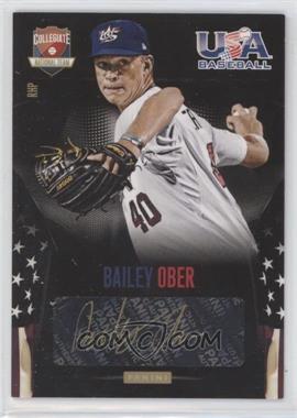 2014 Panini USA Baseball Box Set - [Base] - Black Gold Signatures #22 - Collegiate National Team - Bailey Ober /49