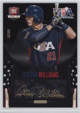 2014 Panini USA Baseball Box Set - [Base] - Black Gold Signatures #62 - 15U National Team - Steven Williams /49