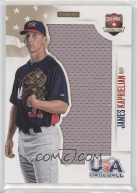 2014 Panini USA Baseball Box Set - [Base] - Jumbo Jerseys #1 - Collegiate National Team - James Kaprielian /49