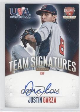 2014 Panini USA Baseball Box Set - [Base] - Signatures #18 - Collegiate National Team - Justin Garza /399