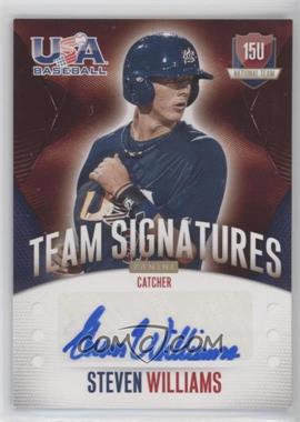 2014 Panini USA Baseball Box Set - [Base] - Signatures #62 - 15U National Team - Steven Williams /299