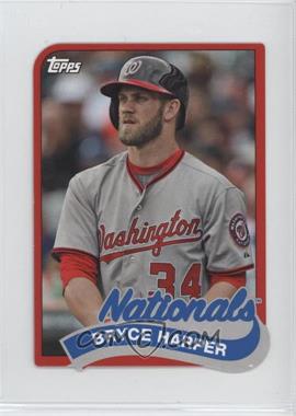 2014 Topps - 1989 Topps Die-Cut Minis #TM-BH - Bryce Harper