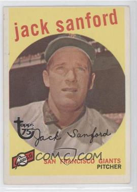2014 Topps - 75th Anniversary Buybacks - Large Buyback Stamp #1959-275 - Jack Sanford (White Back) [Good to VG‑EX]