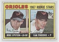 1967 Rookie Stars - Mike Epstein, Tom Phoebus [Good to VG‑EX]