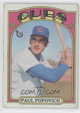 2014 Topps - 75th Anniversary Buybacks - Large Buyback Stamp #1972-512 - Paul Popovich [Poor to Fair]