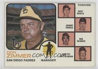 Don Zimmer, Dave Garcia, Johnny Podres, Bob Skinner, Whitey Wietelmann (Dave Ga…