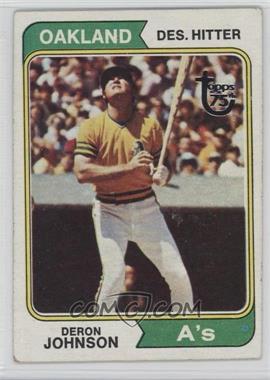 2014 Topps - 75th Anniversary Buybacks - Large Buyback Stamp #1974-312 - Deron Johnson [Good to VG‑EX]