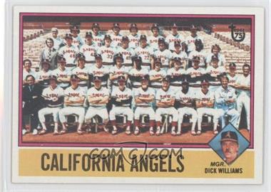2014 Topps - 75th Anniversary Buybacks - Large Buyback Stamp #1976-304 - Team Checklist - California Angels, Dick Williams