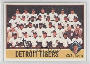 2014 Topps - 75th Anniversary Buybacks - Large Buyback Stamp #1976-361 - Team Checklist - Detroit Tigers, Ralph Houk