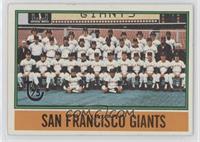 Team Checklist - San Francisco Giants Team