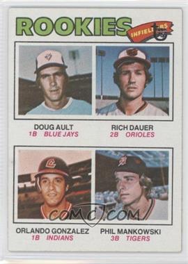 2014 Topps - 75th Anniversary Buybacks - Large Buyback Stamp #1977-477 - Rookie Infielders - Doug Ault, Rich Dauer, Orlando Gonzalez, Phil Mankowski