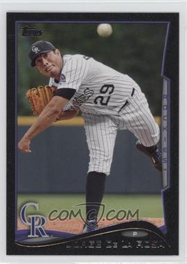 2014 Topps - [Base] - Black #520 - Jorge De La Rosa /63