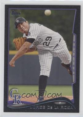 2014 Topps - [Base] - Black #520 - Jorge De La Rosa /63