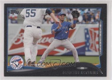 2014 Topps - [Base] - Black #554 - Maicer Izturis /63