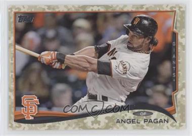 2014 Topps - [Base] - Camo #442 - Angel Pagan /99