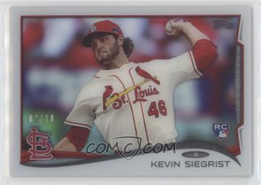 2014 Topps - [Base] - Clear #344 - Kevin Siegrist /10