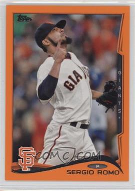 2014 Topps - [Base] - Factory Set Orange #251 - Sergio Romo /199