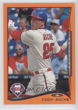 2014 Topps - [Base] - Factory Set Orange #4 - Cody Asche /199