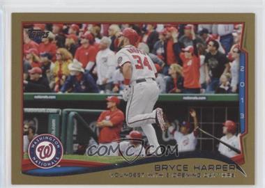 2014 Topps - [Base] - Gold #390 - Season Highlights Checklist - Series Two Checklist (Bryce Harper) /2014