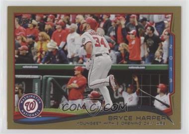 2014 Topps - [Base] - Gold #390 - Season Highlights Checklist - Series Two Checklist (Bryce Harper) /2014