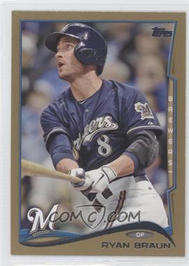 2014 Topps - [Base] - Gold #435 - Ryan Braun /2014