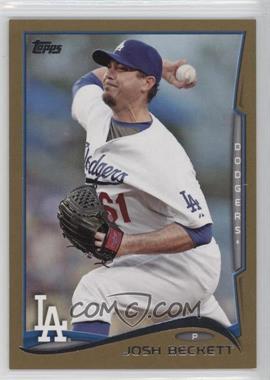 2014 Topps - [Base] - Gold #6 - Josh Beckett /2014