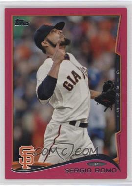 2014 Topps - [Base] - Pink #251 - Sergio Romo /50